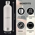 thumbnail image 2 of Black Stainless Steel Carbonation Bottle & Water Bottles, 2 of 5
