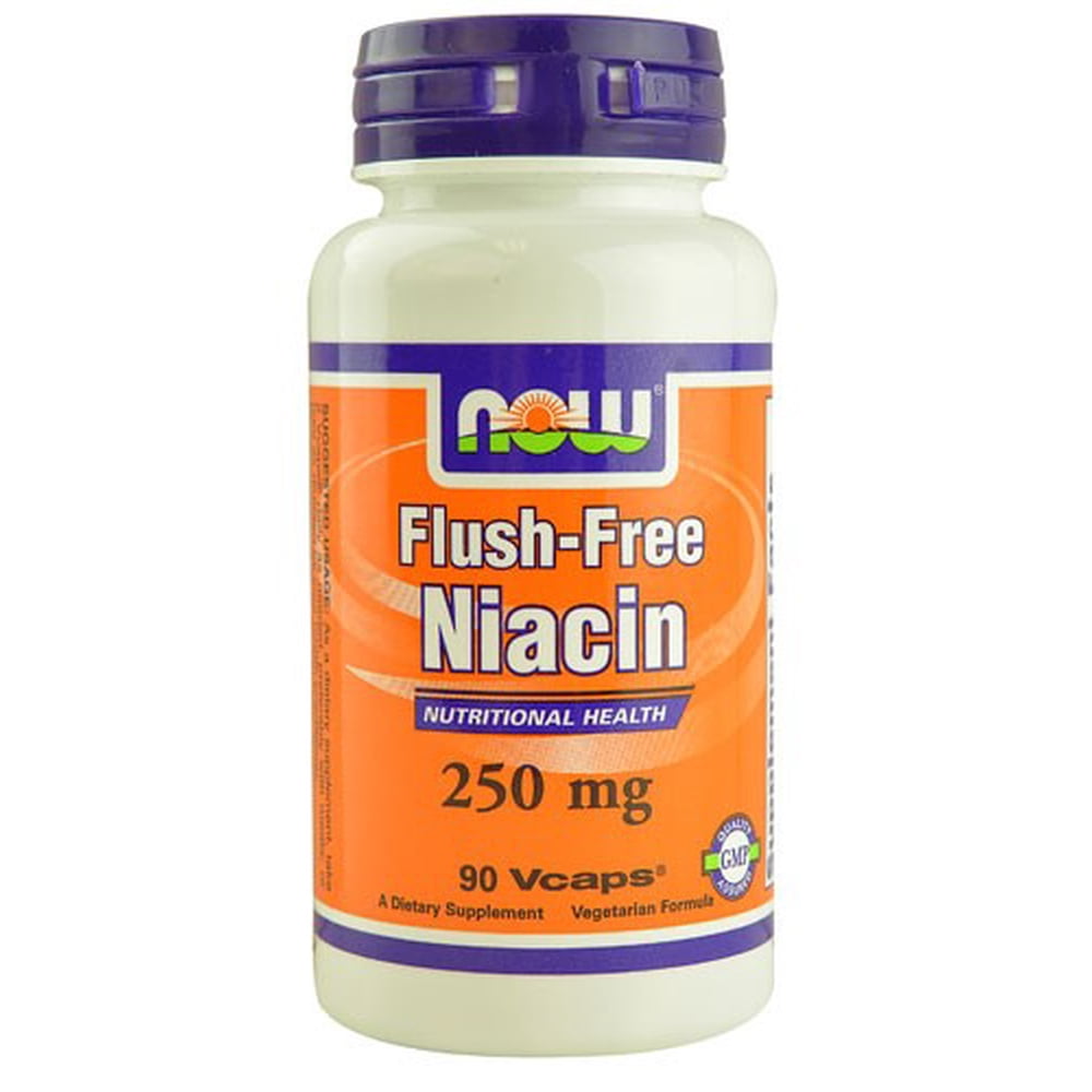 Niacin Flush free Para Que Sirve Now Foods Niacin Flush Free 250Mg 90 Vcaps - Walmart.com - Walmart.com