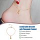 thumbnail image 5 of Qarigey Pulseras de tobillo Tobilleras de aleación Elegante Tridimensional diario Señora Brazalete para adolescentes Niñas Mujeres Adultos Oro Type3 NO3 Qarigey AP009827-01, 5 of 6