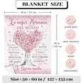 thumbnail image 6 of Regalos para Hermanas, Sister Birthday Gifts, Sister Gifts in Spanish, Gifts for Sister Blanket 60"x50", Big Sister Gifts for Girls, Birthday Gifts for Sister/Hermana, Sisters Gifts from Sister, 6 of 6