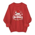 thumbnail image 2 of Busydd Womens Sweatshirt Fashion Graphic Print Christmas Sweatshirts for Women Comfy Cotton Fall Long Sleeve Crewneck Sweatshirt XL, 2 of 6