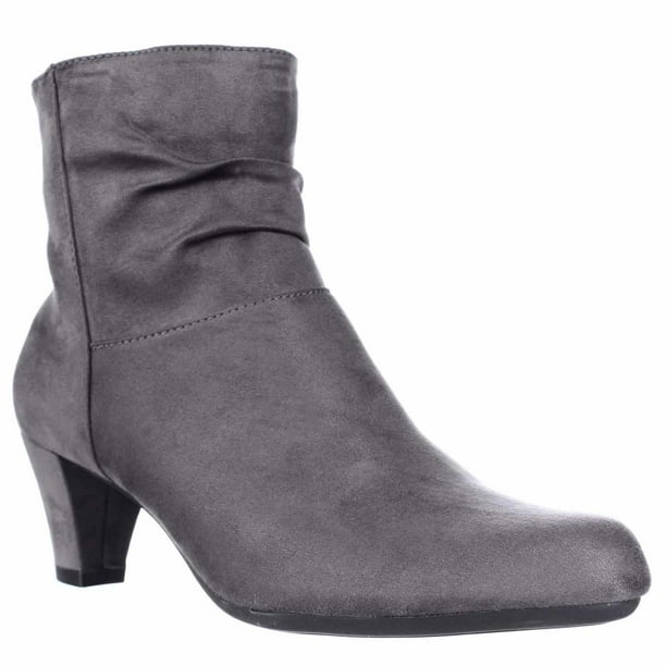 womens gray ankle boots