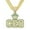 Gold-18inch, variant on Men Women Hip Hop Crown Letter CEO Pendant Necklace With Crystal Cuban Chain HipHop Iced Out Bling Necklaces Fashion Charm Jewelry