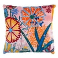 thumbnail image 3 of Boho Style Printed Cotton Embroidered Square Decorative Pillow, 3 of 8
