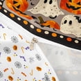 thumbnail image 5 of Homewish Halloween Pumpkin Ghost Twin Duvet Cover, Bat Spider Web Twin Bedding, Gray Orange White, Pumpkin Bat Reversible 2 Pieces, 1 Duvet Cover and 1 Pillowcase, 5 of 7