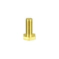 thumbnail image 3 of Brass Hex Bolts, M10x25mm 1 Pack Fully Thread Grade 4.8 Machine Screws, 3 of 5