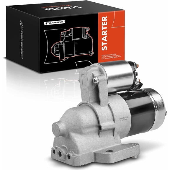 A-Premium Starter Motor Compatible with Ford Fusion 06-09 V6 3.0L & Lincoln Zephyr 06 V6 3.0L & Mercury Milan 06-09 V6 3.0L, 12V 1.4 KW 22 Teeth CounterClockwise, Replace# 6E5Z11002BA, 6E5T11000BC