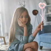 Masteelf 2pcs Children Fairy Wand Heart Fairy Stick Fairy Party Decoration Children Performance Prop