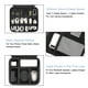 thumbnail image 3 of Bolsa organizadora de cables MATEIN, impermeable, electrónica, de viaje, negra, 3 of 9