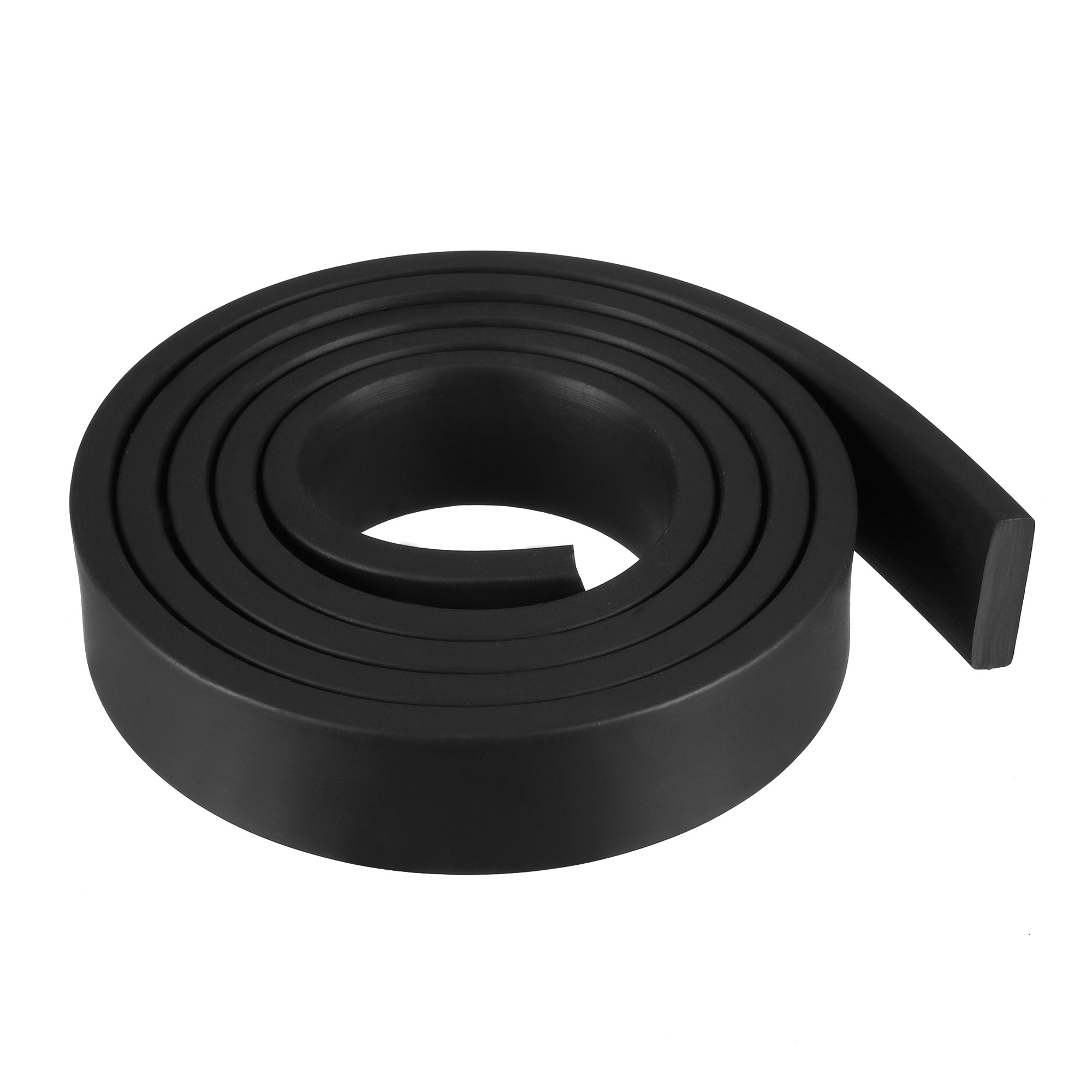 Solid Rectangle Rubber Seal Strip 20mm Wide 5mm Thick 1 Meter Long