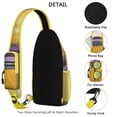 thumbnail image 3 of Abstract Geometry Colorful Sling Bag for Women Men Crossbody Bag Sling Backpack for Traveling Office Shoulder Bag Trendy Sling Backpack, 3 of 6
