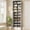 Gray, variant on Homieasy Tall Shoe Cabinet, 10 Tiers Narrow Wood Shoe Rack, Shoe Storage Organizer with Open Storage, Vertical Shoe Shelf Tower for 20-22 Pairs, Space Saving, for Closet, Entryway, Bedroom, White
