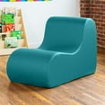 thumbnail image 3 of Jaxx Midtown Large Classroom Soft Foam Chair - Premium Vinyl Cover, Turquoise, 3 of 6