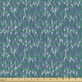 thumbnail image 2 of Abstract Fabric by the Yard Upholstery, Pattern of Ornamental Basic Monotone Leaf Like Looking Strokes Stripes Curves, Decorative Fabric for DIY and Home Accents, Dark Sky Blue by Ambesonne, 2 of 5