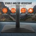 thumbnail image 4 of KFFKFF Sign Stand, 11 x 17 Inch Adjustable Vertical and Horizontal Poster Display, Robust Floor Sign Holder with Metal Foundation for Showcasing, Promoting, and External Use, Black, 4 of 9