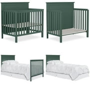 Dream On Me Ava 4-in-1 Convertible Mini Crib, Pebble Grey