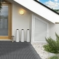 thumbnail image 5 of Outsunny 12" x 12" WPC Interlocking Composite Deck Tile 11 Pack for the Patio or Porch for a New Classic Look, gray, 5 of 10