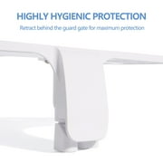 PHANCIR Ultra-Slim Bidet Attachment for Toilet, Dual Nozzle (Frontal & Rear Wash) with Self Cleaning, Non-Electric Adjustable Water Pressure Water Toilet Seat Attachment White