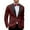 Brick Red, variant on Denim Blazer Men,Men's Suits Wedding,Tailored Fit Suit for Business Events Wedding Party Stylish Collar Design Versatile All Seasons Lightweight Jacket