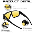 thumbnail image 3 of KANASTAL Over Glasses Sunglasses Night Driving for Men Women Fit over Wraparound Sport Sun GLasses Cycling Yellow Night Vision, 3 of 5