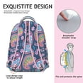 thumbnail image 3 of Geometric Paisley Design School Backpack for Students Colorful Artistic Vintage Boho Floral Pattern, Comfortable and Multifunctional Students’s Backpack, 3 of 5