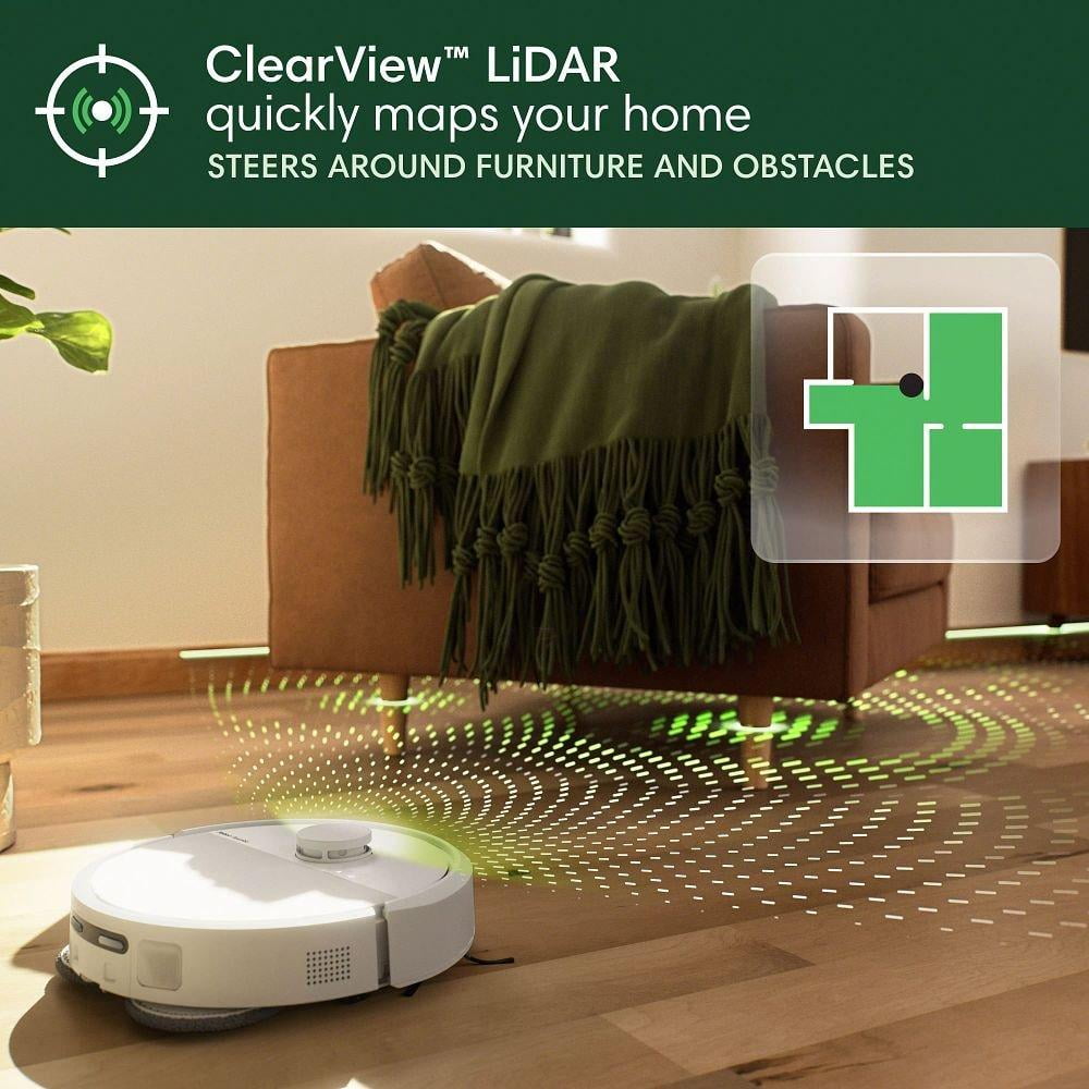 iRobot Roomba Plus 405 Combo Robot Vacuum & Mop + AutoWash Dock - White Edition