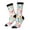 3 Black, variant on Abstract Marble Texture Print Adult Socks for Men & Women,Calf Socks, Ankle Socks,Boots Socks,Breathable Casual Sock,Unisex Crew Socks