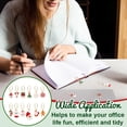 thumbnail image 6 of DIY 12Pcs Christmas Carbon Paperclips 1.5~2 Inch Alloy Pendant Paper Clip with Santa Claus Alloy Enamel Charm Enamel Paper Clips for Paper Document Note Sorting and Organizing DIY, 6 of 6