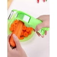 thumbnail image 4 of 2pcs Kitchen Vegetable Peeler Stainless Steel Melon Planer Double-Head Peeler Household Multiple-Function Fruit And Vegetable Peeler, 4 of 4
