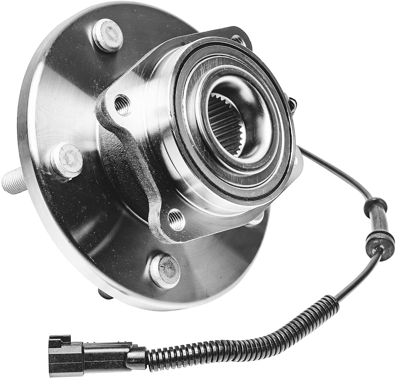 Detroit Axle - 2 Front Wheel Bearing Hubs for Dodge Grand Caravan Chrysler Town & Country Volkswagen Routan Ram C/V, Replacement Wheel Bearing and Hubs Assembly Set
