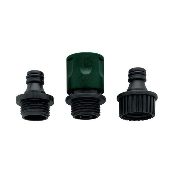 Orbit Plastic Garden Hose Faucet Quick Connect Set Fast Release Hoses