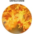 thumbnail image 4 of Fall Yellow Maple Leaves Round Table Cloth, Autumn Maple Tablecloths Waterproof Stain-Resistant Oil-Proof Wrinkle 60 Inch Table Cover Dinner Kitchen Decor, 4 of 6