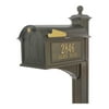 Personalized Balmoral Mailbox Side Plaques, Post Package