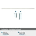 thumbnail image 5 of Amerock Bar Pulls 30-1/4 inch (768mm) Center-to-Center Satin Nickel Cabinet Pull, 5 of 8