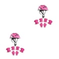 thumbnail image 2 of Inteprter Casco con ruedas para niños Almohadilla ajustable Niños Niñas Deportes Rodillera Codera Guardias Monopatín Patinaje Equilibrio Rosa 2piezas, 2 of 6