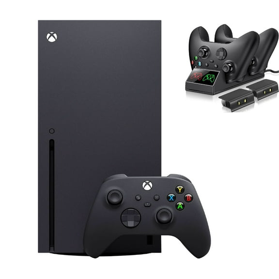 2022 Xbox Series X Video Game Console, Black bundle with Ozeal Charger