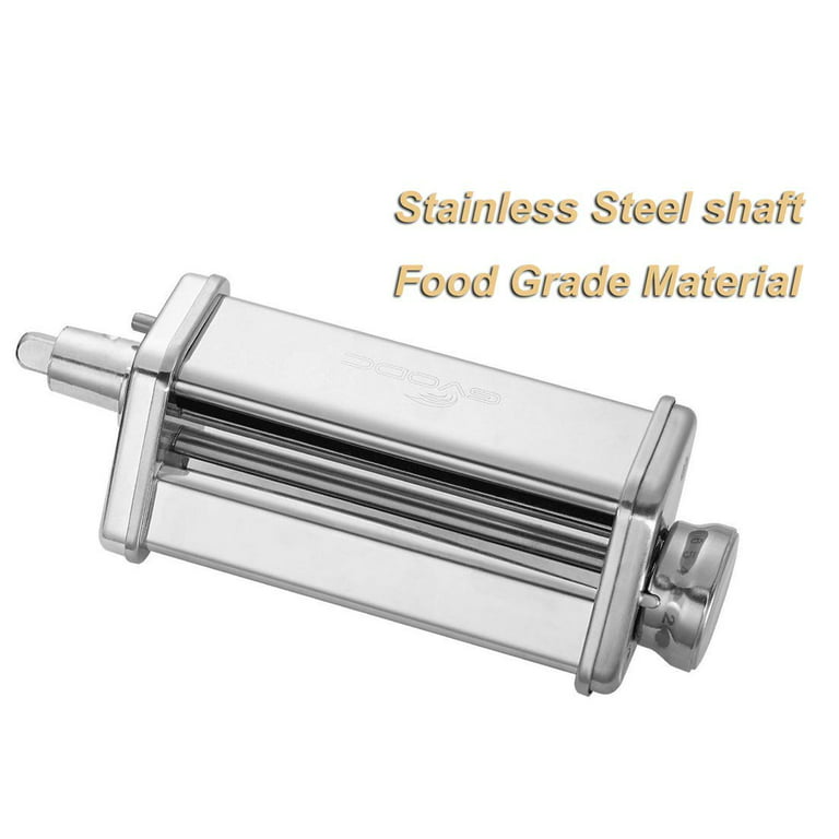 Gvode Pasta Roller Attachment for KitchenAid Stand Mixer, Stainless Steel Pasta  Attachment for KitchenAid Stand Mixer, for Kitchen aid Mixer Accessories by  Gvode(does not include kitchenaid stand mixer)
