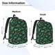 thumbnail image 2 of Balery Dino Christmas Party Mochila Clásica Impresa Básica para Viaje, Mochila Escolar Resistente al Agua, Mochila de Lona con Correas Ajustables-Medium, 2 of 5