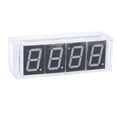 thumbnail image 4 of Kit De Reloj Led Digital Diy De 4 Dígitos Reloj De Kit De Bricolaje Electrónico De Tiempo / Temperatura De Visualización Automática - Blanco Yuarrent EL007765-00, 4 of 6