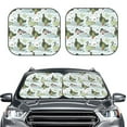 thumbnail image 2 of Saiise Mallard Ducks Wild Birds for Foldable Car Sun Shades (2-Pack) Offer Sun Protection with an Easy-fold Design for Convenient Windshield Shading-Large, 2 of 6