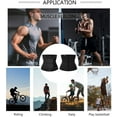 thumbnail image 6 of VASLANDA Sauna Waist Trimmer Belt, Wide Men Workout Waist Trainer, Sweat AB Belt with Adjustable Double Straps, Weight Loss Back Support Neoprene Snug Fit Belly Belt, 6 of 6