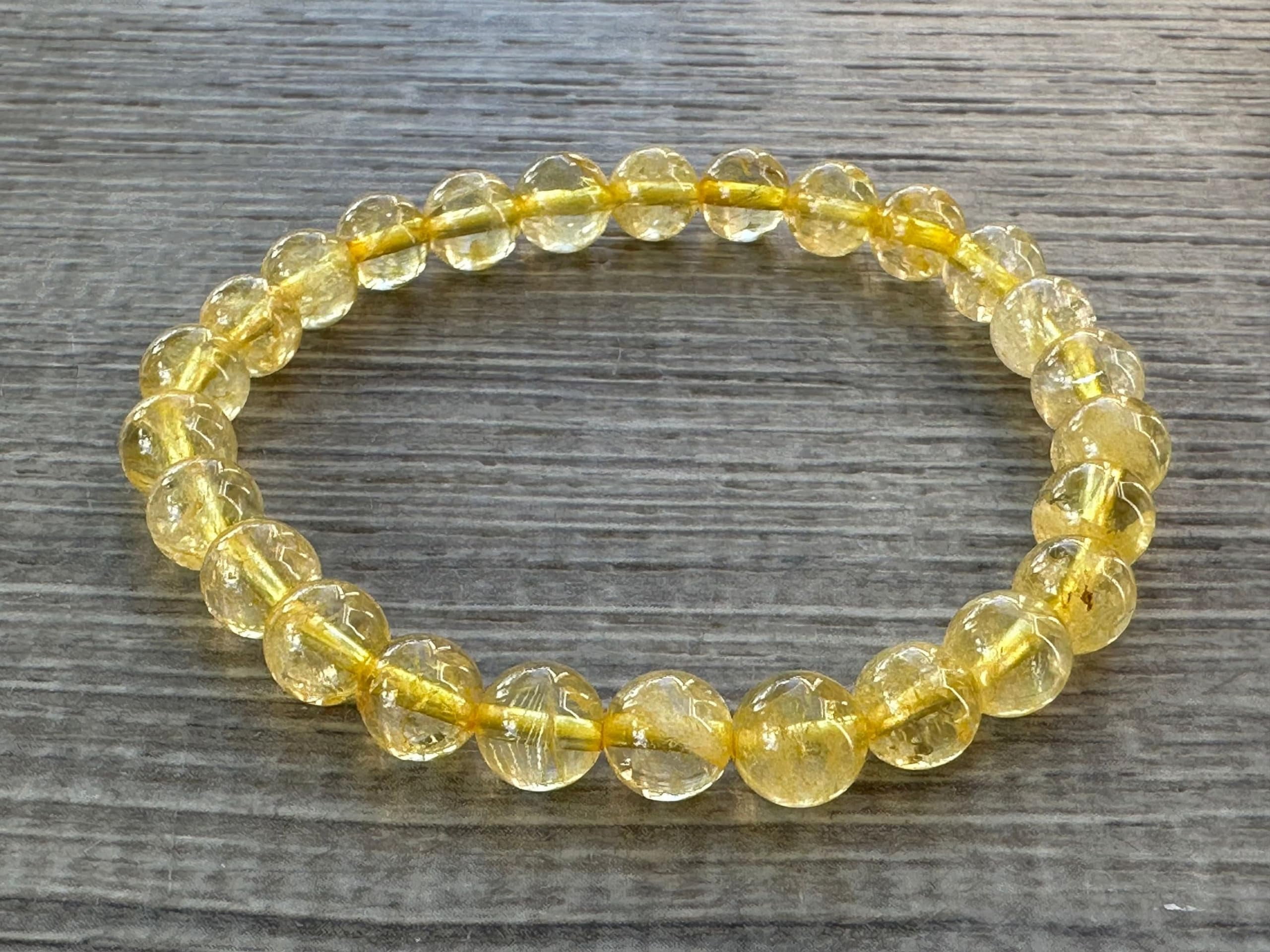 Wholesale Citrine Healing Bracelet Citrine Crystal Bead Bracelet