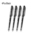 thumbnail image 1 of Erasable Gel Pen 0.7mm 0.5mm Bullet Tip Blue Black Red Color Ink Refill Rods Writing Drawing Painting Washable Handle 4pcs black 0.5mm, 1 of 6