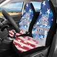 thumbnail image 2 of XYZCANDO Patriotic 4th Of July Front Car Seat Covers featuring 250 Years Of American Spirit - Durable Breathable Protection, 2 of 10