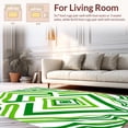 thumbnail image 2 of ODIKA 6'x9' Machine Washable Non-Slip Area Rug, Modern High Traffic Rug, Green, 394688, 2 of 5