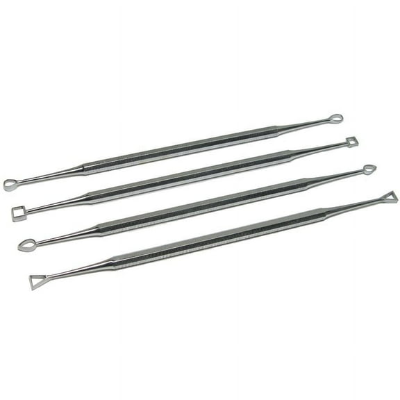 Set of 4 Spatulas and Carvers, Double Loop Ended, Item No. 21.105