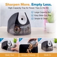 thumbnail image 3 of Bostitch Personal Electric Pencil Sharpener, HHC Cutter Tech, Stall-Free Motor, High-Capacity Tray, 3 of 7