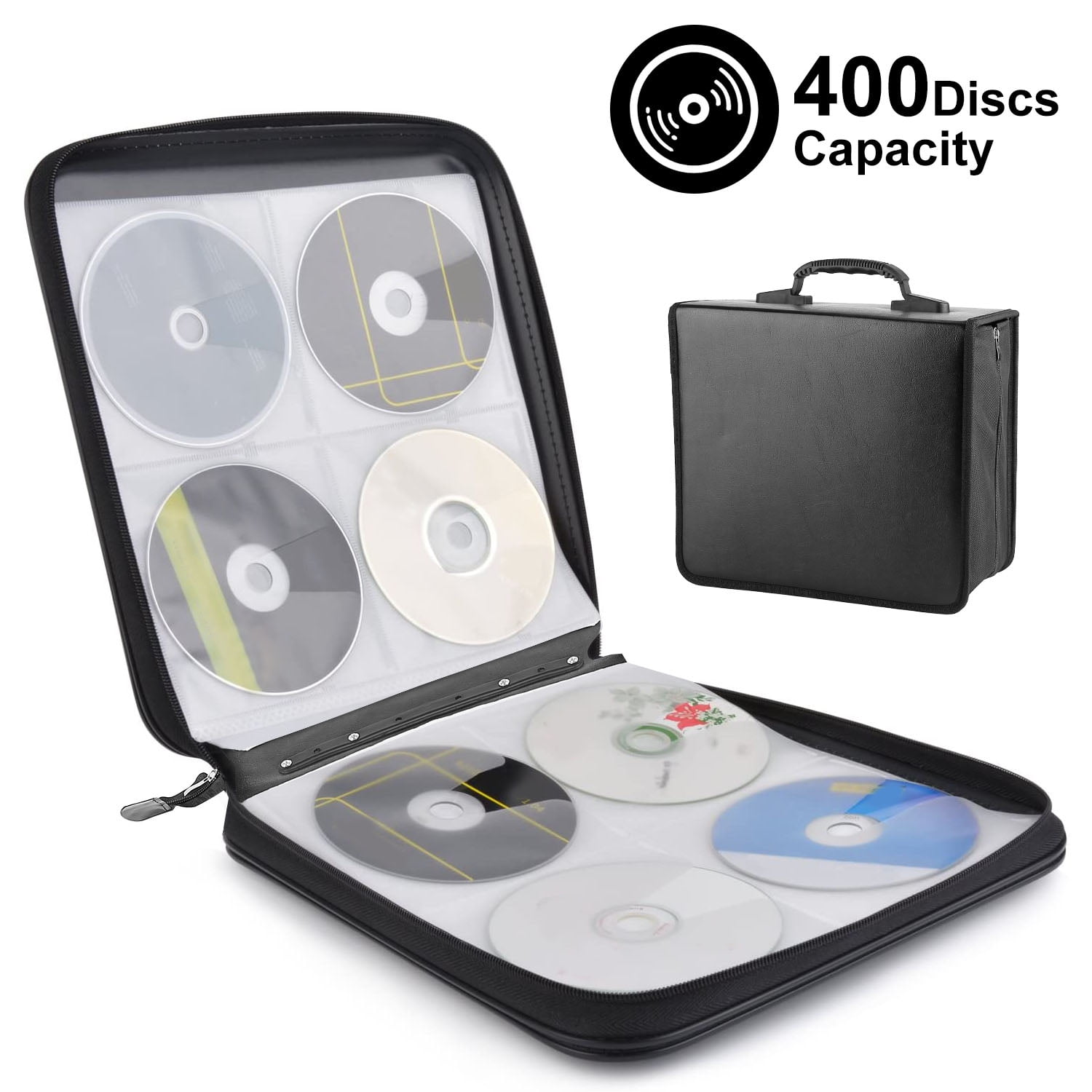 BOLSILLOS PLASTICOS PORTA CD/DVD ADETEC 125 X 125 mm.