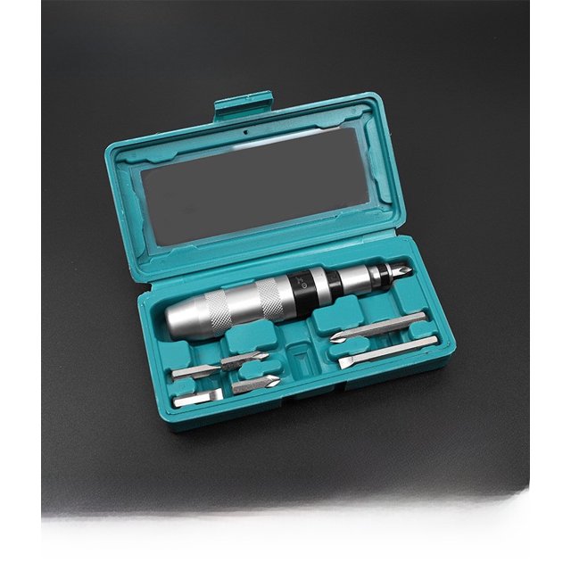 Factory Direct 7-13 Piece Impact Screwdriver Set with Bit Heads & Strike Tools - Durable High-Quality Construction for Rusty Screw Removal - Professional & DIY Use - Sturdy Plastic/Iron Storage Case