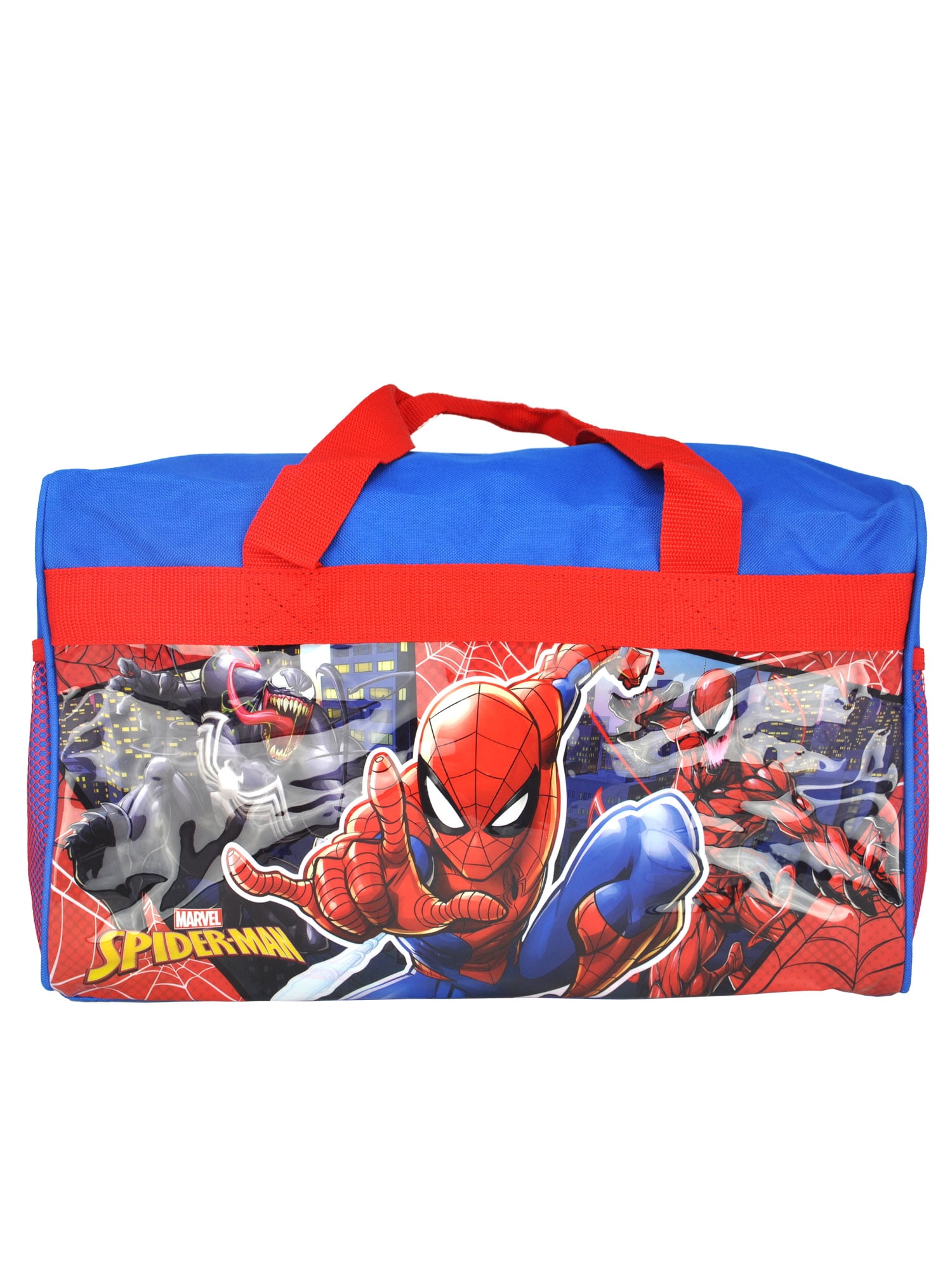 Avengers Spiderman Boys Duffel bag Sleep Over Night Travel carry on Gym Kids Toy 
